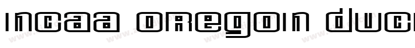 NCAA Oregon Ducks Au字体转换